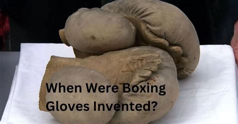 when were boxing gloves invented